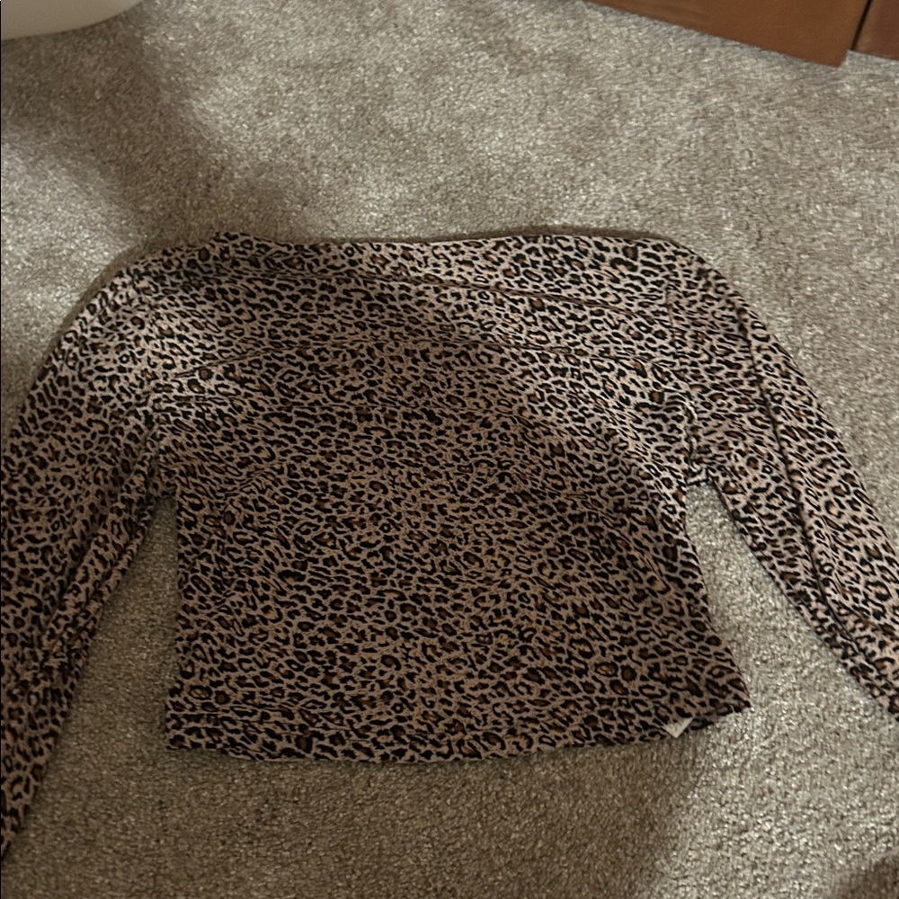Leopard Print Women's Top